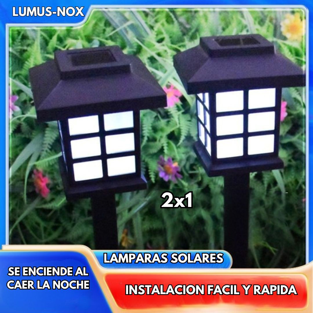 Lampara solar| SolarLight Lumus-nox® 2x1